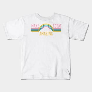 Make today amazing. Motivational design. Kids T-Shirt